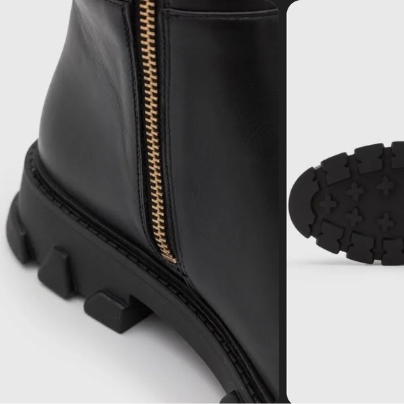 MICHAEL Michael Kors Michael Kors Ridley Leather and Logo Jacquard Knee Boot - Picture 5 of 6